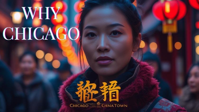 Chicago Chinatown neighborhood with EagleBlackLimo limo service for local tours