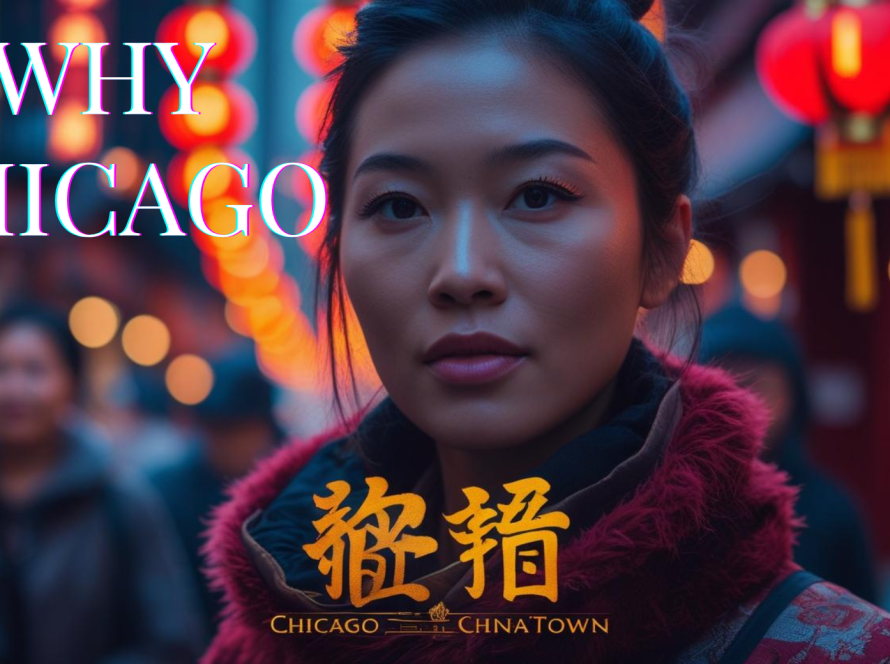 Chicago Chinatown neighborhood with EagleBlackLimo limo service for local tours
